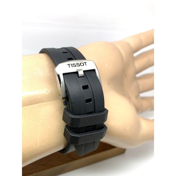 Tissot Men's Watch Seastar Chronograph Swiss Quartz Black Blue T1204171704100 - Picture 11 of 15